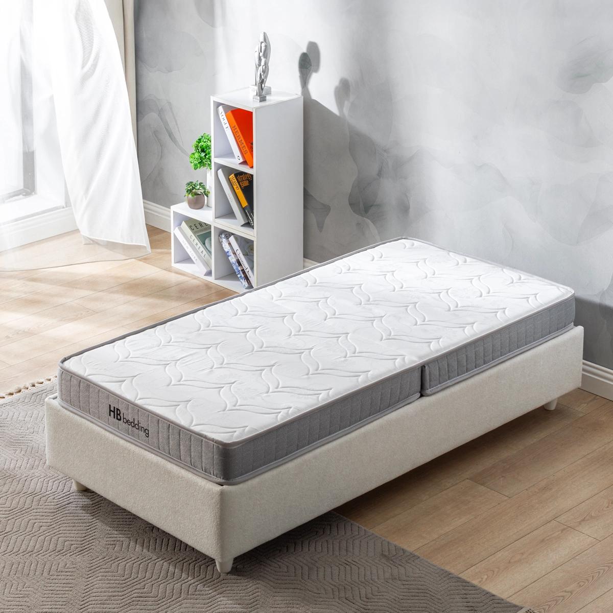 SleepBox sünger yatak katlanmış haliyle detay görünüm